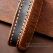 Hallmo Leather Key Cover for Land Rover Discovery 5 B Style Brown - 6
