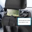 Adjustable Beige Car Neck Rest Pillow with Phone Holder & Hook - 6