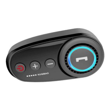 K10 Bluetooth Helmet Headset - Black with Hidden Microphone - 1