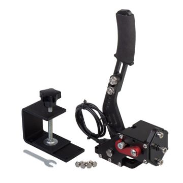 USB 14bit Analog Linear PC Racing Game Drifting Handbrake for Win - 1