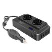12V 200W Car Smart Digital Display Inverter, EU Plug - 3
