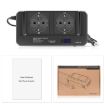 12V 200W Car Smart Digital Display Inverter, EU Plug - 4