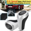 BMW Matte Silver 6-Speed Gear Shift Lever Knob - 6