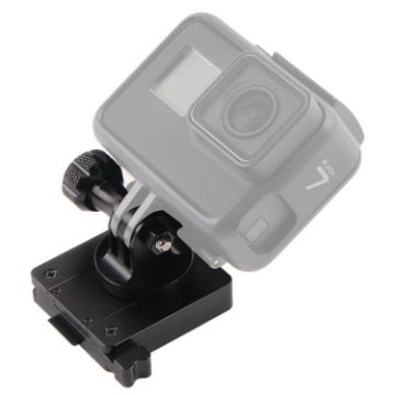 Aluminum Mount GP244-B for GoPro, Insta360, DJI & NVG Base - 1