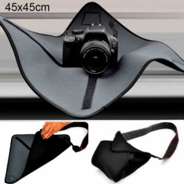 Neoprene Shockproof Camera Lens Wrap for Canon/Nikon/Sony 45x45cm - 1