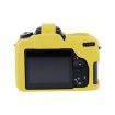 Yellow Soft Silicone Protective Case for Nikon D7500 - 3