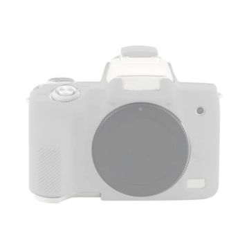 White Soft Silicone Case for Canon EOS M50 Mark II/M50 II - 1