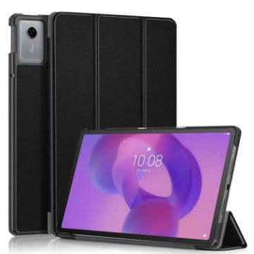 Lenovo Tab Idea 11/Xiaoxin Pad 2025 Leather Tablet Case (Black) - 1