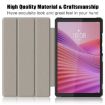 Lenovo Tab One 8.7/K9 2025 Black 3-Fold Leather Tablet Case - 4