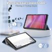 Lenovo Tab One 8.7/K9 2025 Leather 3-Fold Case, Dark Blue - 5