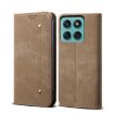 Motorola Edge 5G 2025 Khaki Denim Flip Leather Case - 1