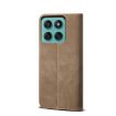 Motorola Edge 5G 2025 Khaki Denim Flip Leather Case - 3