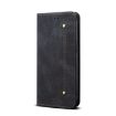 Moto G56 5G Black Denim Texture Flip Leather Case - 2