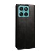 Moto G86 Power Leather Case - Crazy Horse Texture (Black) - 3