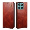 Moto G56 5G Crazy Horse Leather Case (Brown) - 1