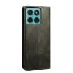 Motorola Edge 60 Pro Green Leather Phone Case - Crazy Horse Texture - 3