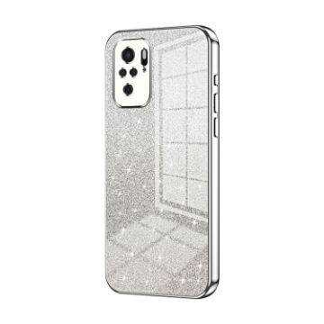 Xiaomi Redmi Note 10/10S Glitter Gradient Phone Case (Silver) - 1
