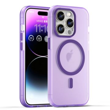 iPhone 16 Pro Max MagSafe Frosted Dark Purple Phone Case - 1
