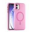 iPhone 11 MagSafe Frosted TPU+PC Full Coverage Case (Pink) - 1