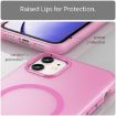 iPhone 11 MagSafe Frosted TPU+PC Full Coverage Case (Pink) - 5