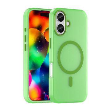 iPhone 17 MagSafe Frosted Green TPU+PC Full Coverage Case - 1
