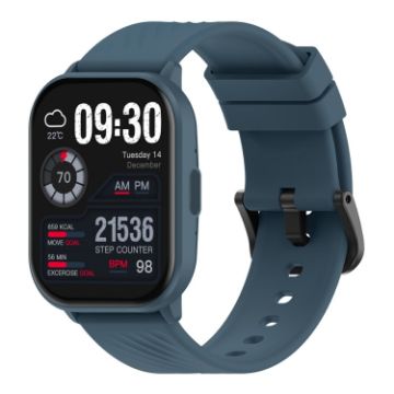 Zeblaze GTS 3 Smart Watch, 2.03" IP68 Waterproof, Bluetooth Call, Blue - 1