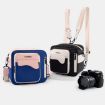 Cwatcun D118 Blue 2-Way Camera Backpack Cross-body Bag 21x21x14.5cm - 3
