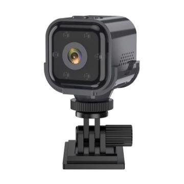 AS03 Black Mini HD Infrared Night Vision Outdoor Smart Camera - 1