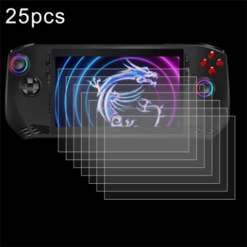 MSI Claw 7" Console Tempered Glass Film, 25pcs, 9H, 0.3mm, Explosion-proof - 1