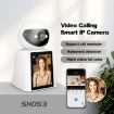 Srihome SH053 2MP Smart IP Camera Baby Monitor (UK Plug) - 2