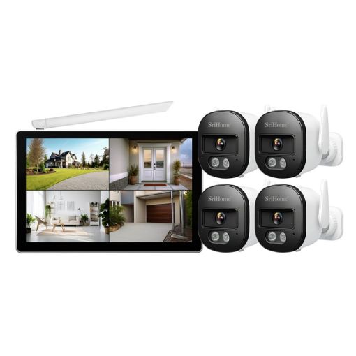 SriHome Ultra HD 4 Channel WiFi NVR Set (AU Plug) - 1