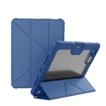 NILLKIN Bumper Pro Folding Leather Case for iPad Pro 13 2024 (Blue) - 1