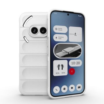 Magic Shield TPU + Flannel Case for Nothing Phone 2a (White) - 1