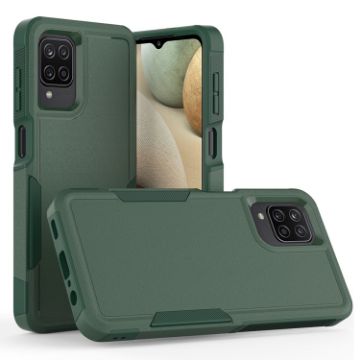 Samsung Galaxy A12 Phone Case 2 in 1 PC + TPU (Dark Green) - 1