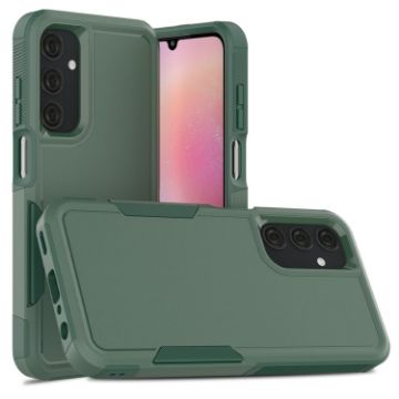 Samsung Galaxy A25 5G Phone Case, 2 in 1 PC + TPU, Dark Green - 1