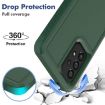 Samsung Galaxy A53 5G Dual Layer Case, PC + TPU, Dark Green - 3