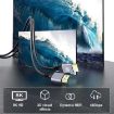 HDMI Male to Male Dual Elbow Adapter Cable 0.5m, Down Bend - 4