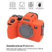 Sony ILCE7RM5/A7R5 Litchi Texture Silicone Case (Orange) - 4