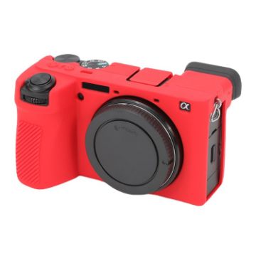 Sony ILCE-6700/A6700 Red Glossy Soft Silicone Protective Case - 1