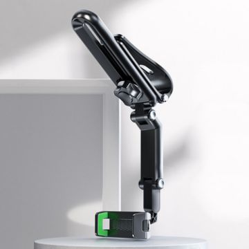 Car Sun Visor Phone Holder - Multi-functional (Black Green) - 1