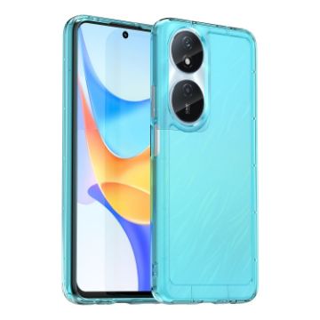 For Honor Play 50 Plus TPU Case - Candy Series Transparent Blue - 1