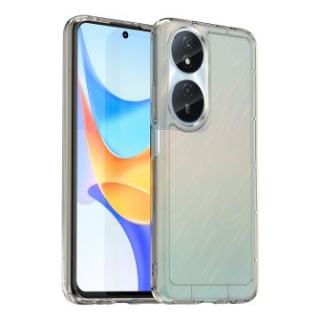 Honor Play 50 Plus TPU Phone Case - Candy Series (Transparent Grey) - 1