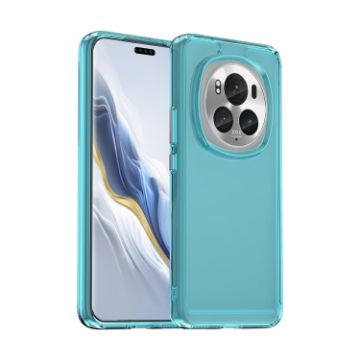 Honor Magic6 Pro Candy Series TPU Case - Transparent Blue - 1