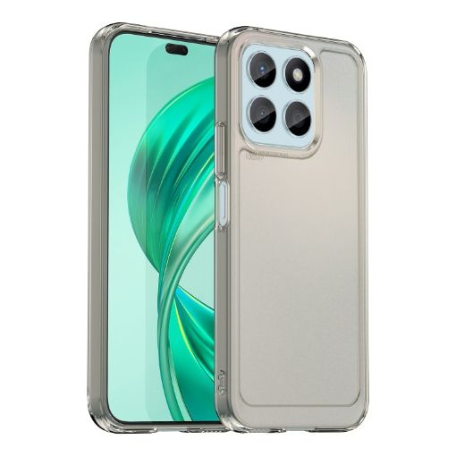 For Honor X8b Transparent Grey Candy Series TPU Phone Case - 1