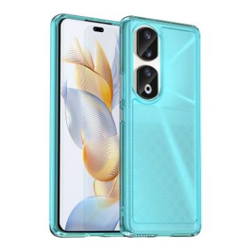 Honor 90 Pro Candy Series TPU Phone Case - Transparent Blue - 1