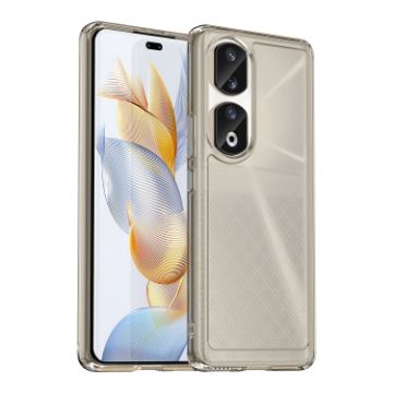 Honor 90 Pro Candy Series Transparent Grey TPU Phone Case - 1