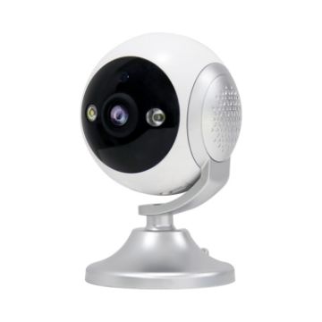 CM-I310M 3MP 180 Panoramic Smart PTZ WiFi Camera, UK Plug (White) - 1