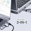 809-C 6 in 1 USB+Type-C Multifunctional Docking Station HUB Adapter - 6