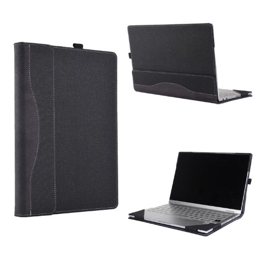 Microsoft Surface Laptop 6 15" Black Cloth Texture Case with Stand - 1