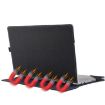 Microsoft Surface Laptop 6 15" Black Cloth Texture Case with Stand - 4